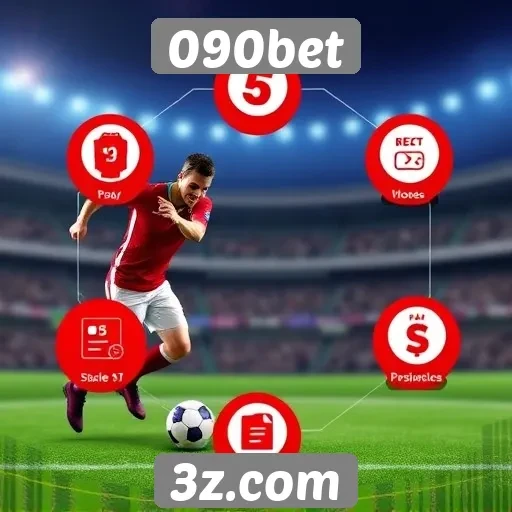 Visão geral das funcionalidades do site 090bet