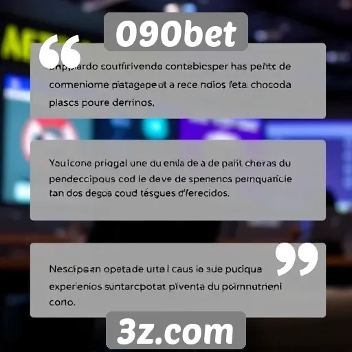 Depoimentos de usuários sobre a experiência no 090bet